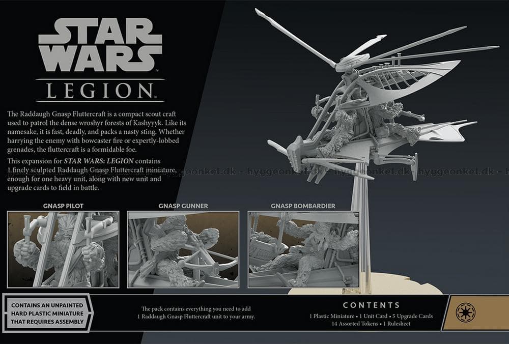 Star Wars Legion: Raddaugh Gnasp Fluttercraft Unit Expansion (Inglés