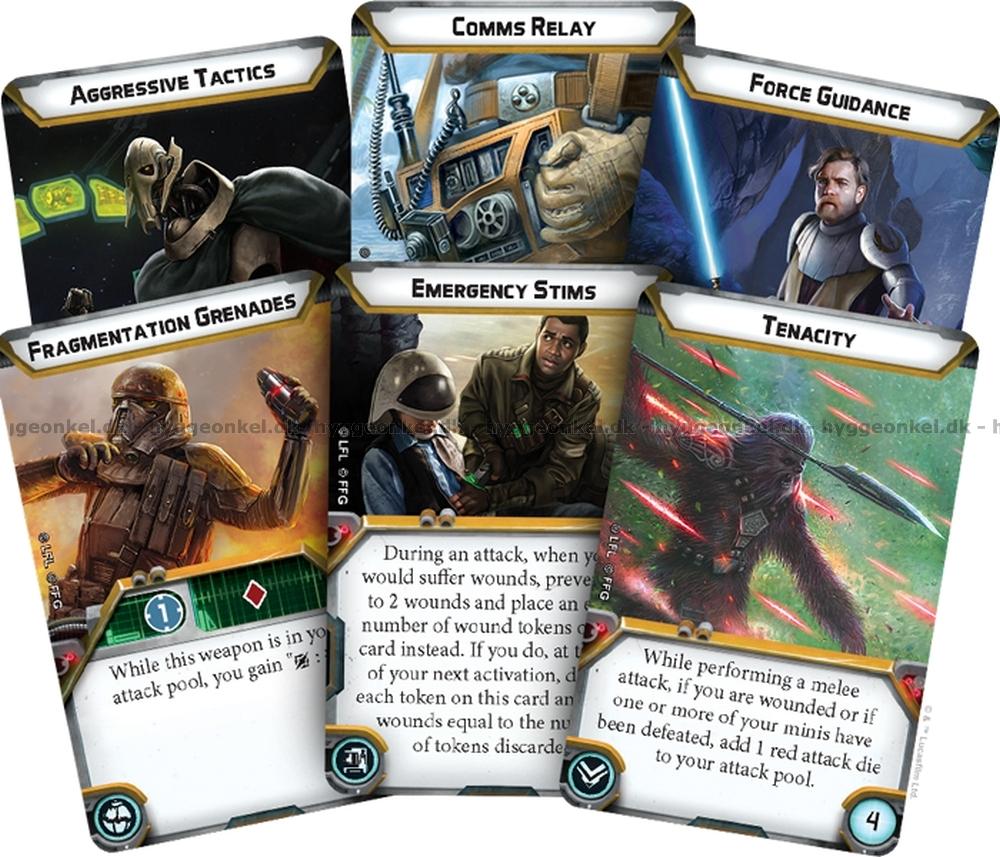 Star Wars Legion Upgrade Card → Køb det billigt i dag! 841333109271