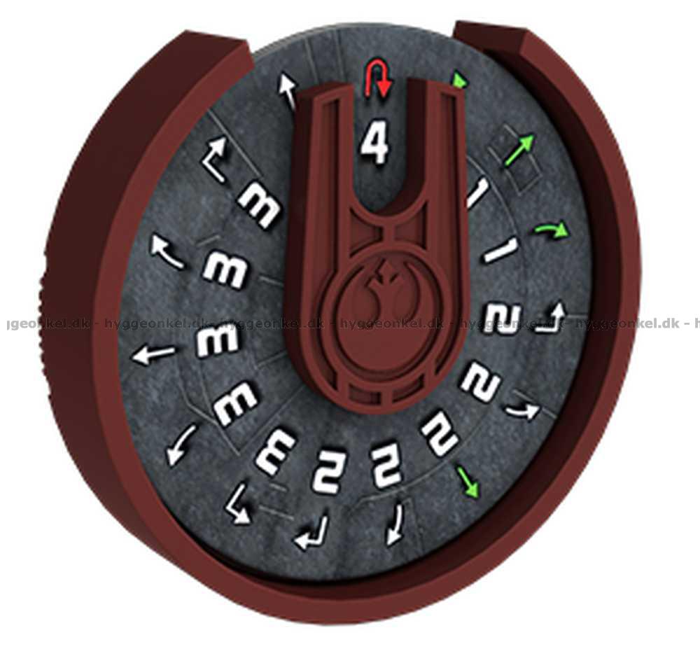 Star Wars Xwing Miniatures Game Rebel Maneuver Dial! 841333100766