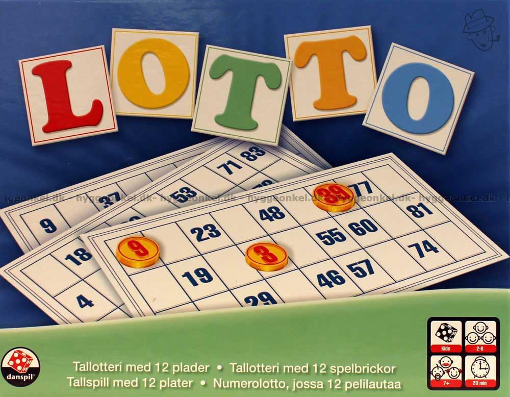Tallotteri! 12 plader det klassiske tal lotteri → 5743210060659 UDGÅET!!!