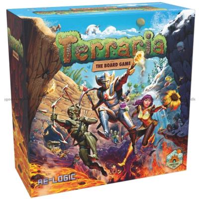 Billede af Terraria: The Board Game set skråt oppefra