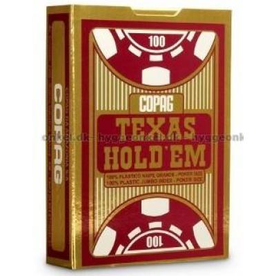 Texas Holdem pokerkort: Jumbo indeks - Rød