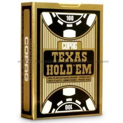 Texas Holdem pokerkort: Jumbo indeks - Sort
