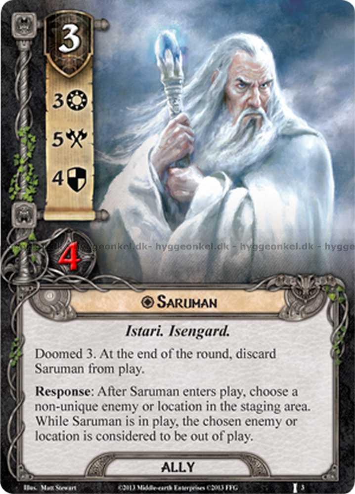 Lord of the Rings LCG The Voice of Isengard! 9781616617950 UDGÅET!!!