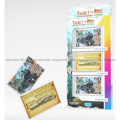 Billede af Ticket to Ride: Europe - Card Sleeves