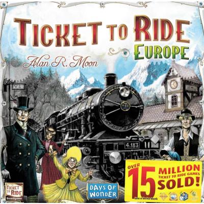 Ticket to Ride: Europe - Engelsk