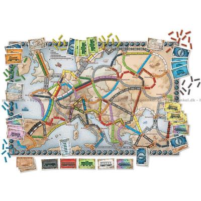 Billede af Ticket to Ride: Europe - Dansk