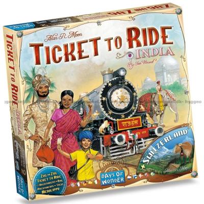 Ticket to Ride: India & Switzerland