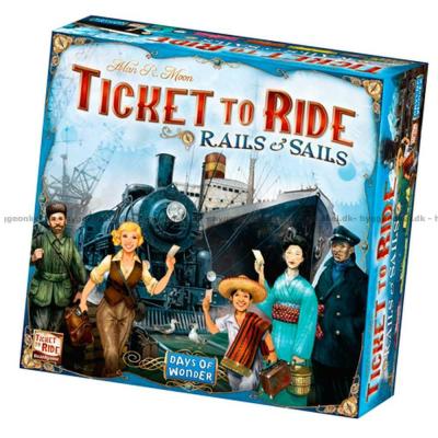 Ticket to Ride: Rails & Sails - Engelsk