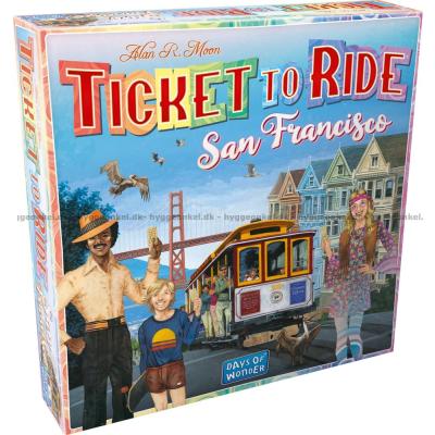 Ticket to Ride: San Francisco - Dansk