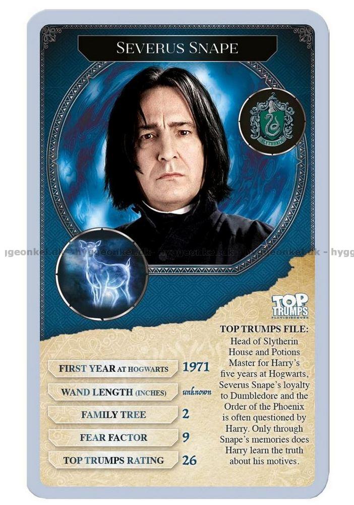 plakat Virkelig pilot Top Trumps: Harry Potter - Greatest Witches and Wizards → Køb det billigt i  dag! - 5036905001649