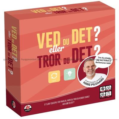 Billede af Ved du det eller tror du det? set skråt oppefra