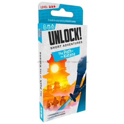 Billede af Unlock! Short Adventures 14: The Path of the Katana set oppefra