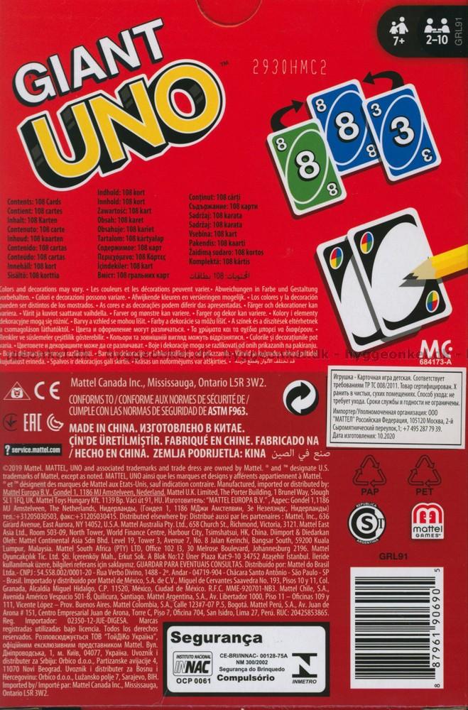 Uno Giant → Køb det billigt i dag!