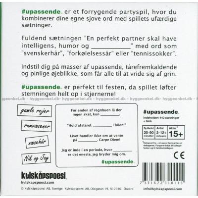 Bagsiden af æsken