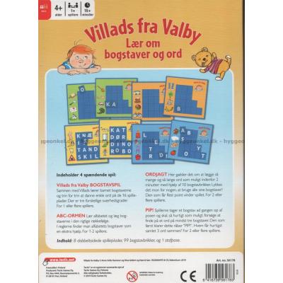 Bagsiden af æsken