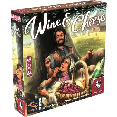 Billede af Wine & Cheese set oppefra