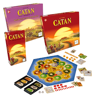 Her finder du hele Settlers of Catan-serien