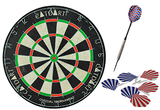 Dart, dartskiver og dartpile - stort udvalg til både hobby og seriøst brug