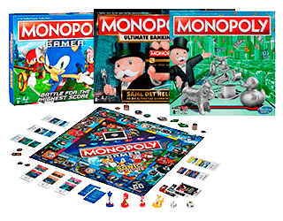 Stort udvalg af Monopoly brætspil